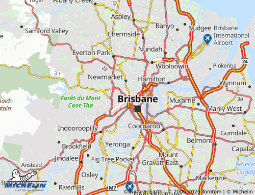 Mapa MICHELIN Red Hill - ViaMichelin