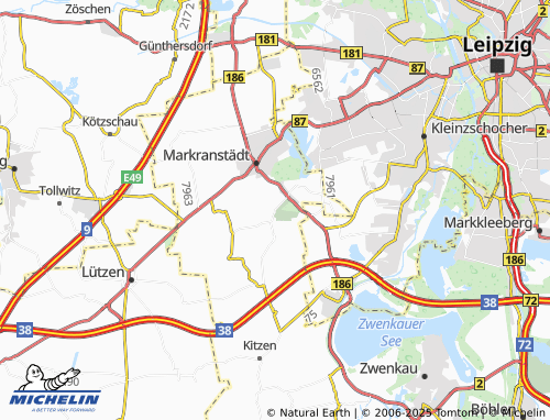 MICHELIN-Landkarte Kulkwitz - ViaMichelin