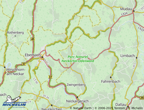 MICHELIN-Landkarte Waldkatzenbach - ViaMichelin