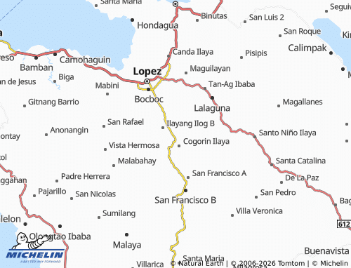 MICHELIN Silang map - ViaMichelin