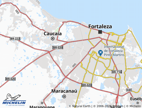MICHELIN Conjunto Ceará II map - ViaMichelin
