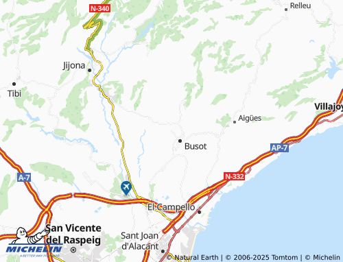 MICHELIN Urbanización Pla de la Lloma map - ViaMichelin