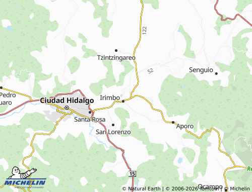 MICHELIN Adolfo López Mateos map - ViaMichelin