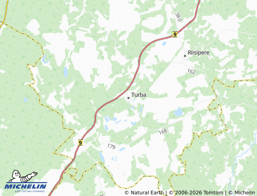 MICHELIN Turba map - ViaMichelin
