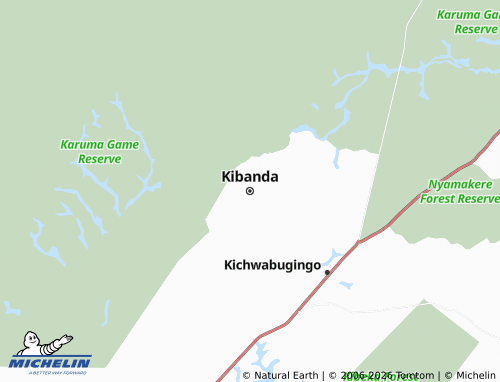 Carte MICHELIN Kibanda - ViaMichelin
