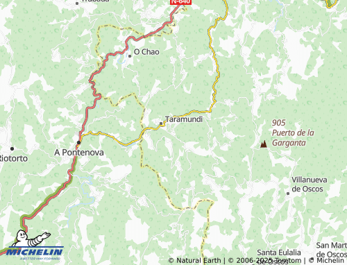 Kaart MICHELIN Nogueira - ViaMichelin
