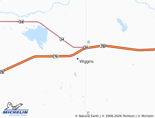 Mapa MICHELIN Wiggins - ViaMichelin