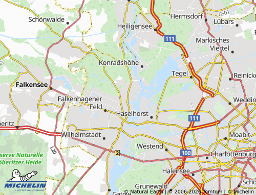 MICHELIN Hakenfelde map - ViaMichelin