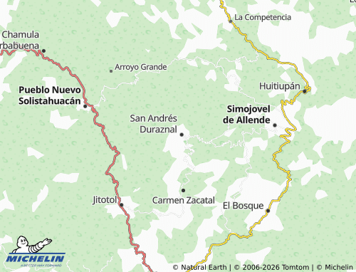 Mapa MICHELIN 27 de Febrero - ViaMichelin