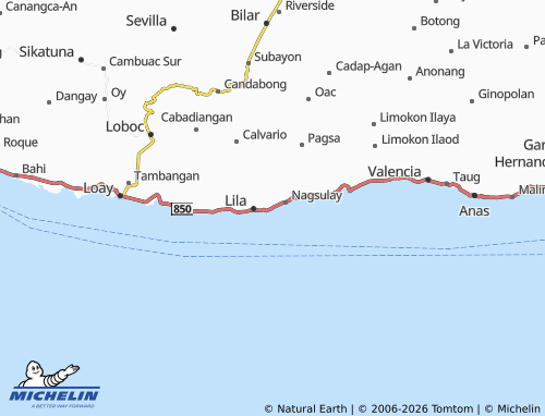 MICHELIN Macalingan map - ViaMichelin