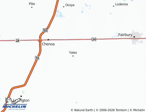 Carte MICHELIN Yates - ViaMichelin