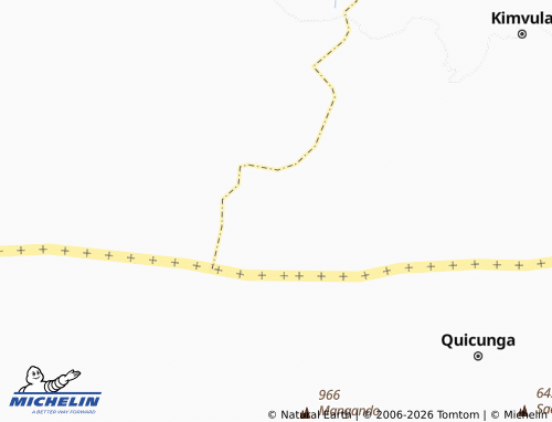 MICHELIN Kimalundu map - ViaMichelin