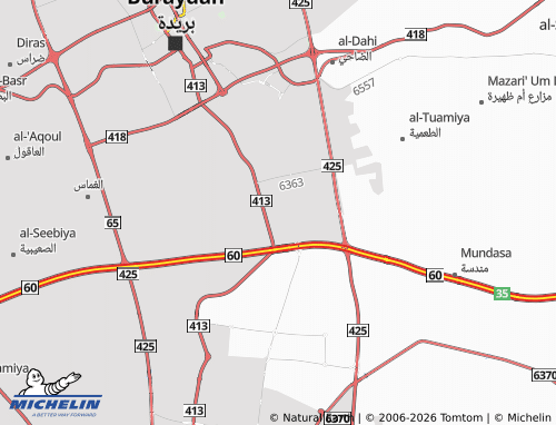MICHELIN-Landkarte al-Masani' - ViaMichelin