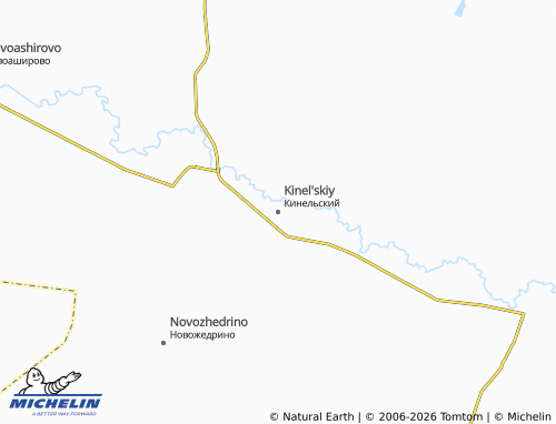 MICHELIN-Landkarte Kinel'skiy - ViaMichelin