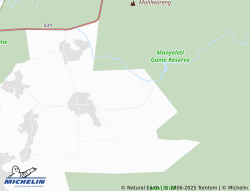 MICHELIN Thulani map - ViaMichelin