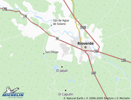 Mapa MICHELIN Los Naranjos - ViaMichelin