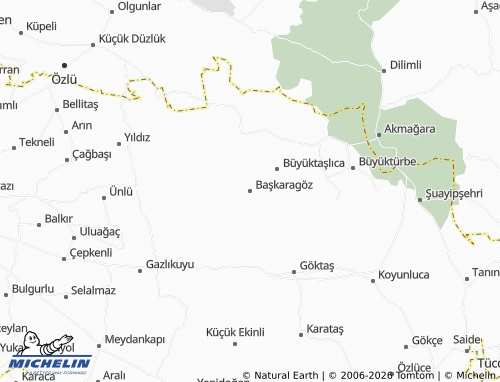 MICHELIN Başkaragöz map - ViaMichelin