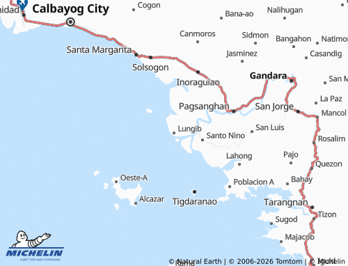 MICHELIN Lungib map - ViaMichelin