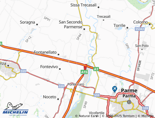 MICHELIN Caseificio map - ViaMichelin