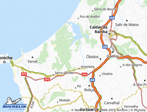 MICHELIN-Landkarte Casais do Rio - ViaMichelin