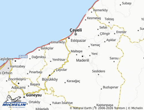 Mappa MICHELIN Beyazsu - ViaMichelin