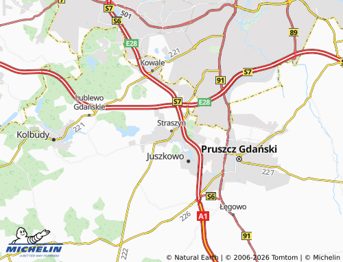 Carte MICHELIN Straszyn - ViaMichelin