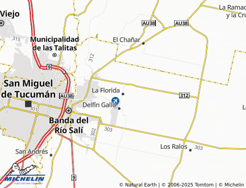 Mapa MICHELIN La Florida - ViaMichelin