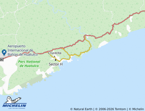 Carte MICHELIN Tangolunda - ViaMichelin