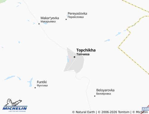MICHELIN-Landkarte Topchikha - ViaMichelin