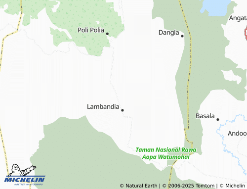 MICHELIN Wonuambuteo map - ViaMichelin