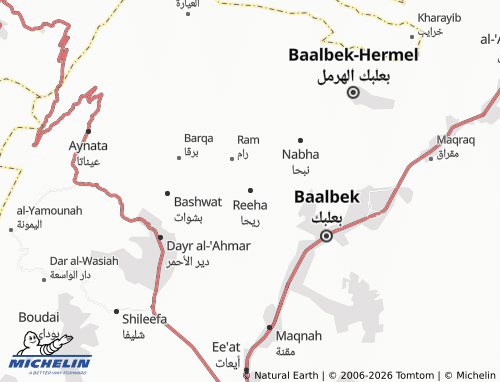 Mapa MICHELIN Reeha - ViaMichelin