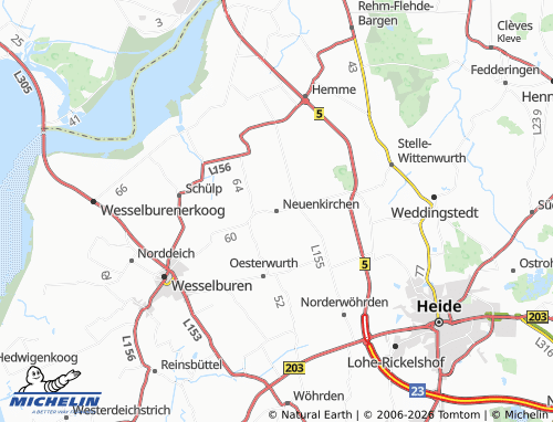 MICHELIN Neuenkirchen map - ViaMichelin