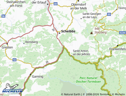 Carte MICHELIN Miesenbach - ViaMichelin