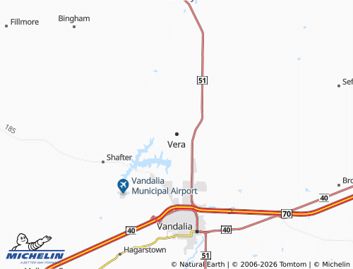 Carte MICHELIN Vera - ViaMichelin