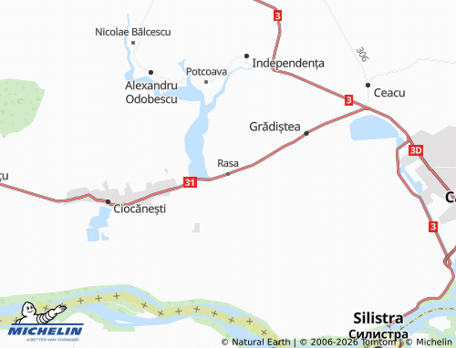 MICHELIN Rasa map - ViaMichelin