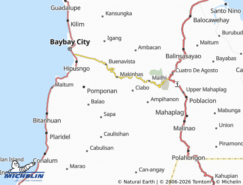 MICHELIN Mapgap map - ViaMichelin
