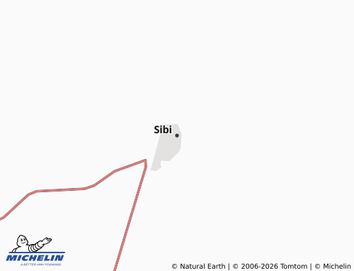 MICHELIN Sibi map - ViaMichelin