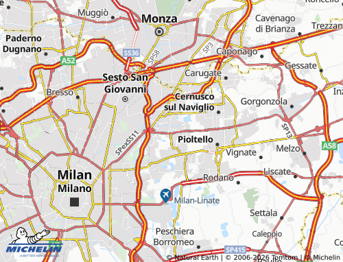 Mapa MICHELIN Vimodrone - ViaMichelin