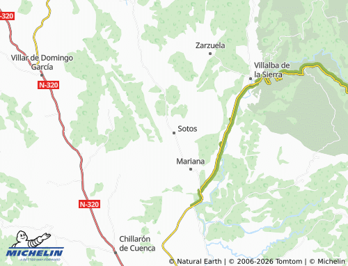 Mapa MICHELIN Sotos - ViaMichelin
