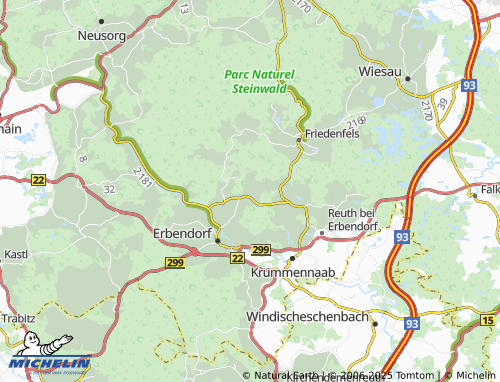 MICHELIN Siegritz map - ViaMichelin