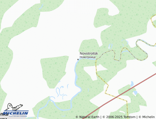 MICHELIN Novotroitsk map - ViaMichelin