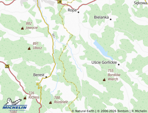 MICHELIN Brunary map - ViaMichelin