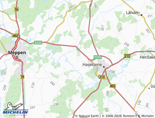 MICHELIN Lahre map - ViaMichelin