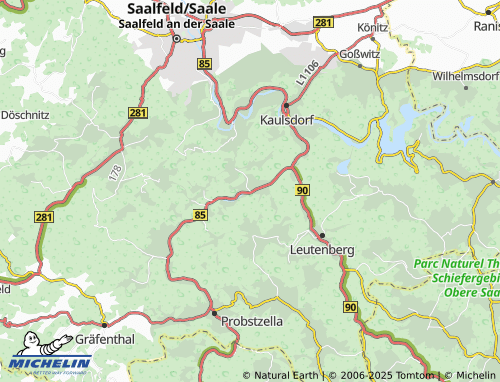 MICHELIN-Landkarte Unterloquitz - ViaMichelin