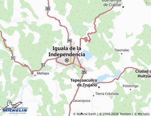 MICHELIN Celeste map - ViaMichelin