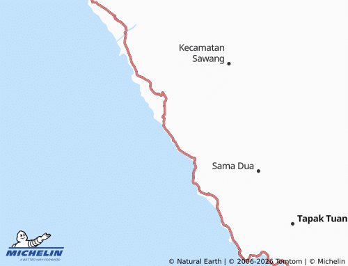 MICHELIN Sawang II map - ViaMichelin