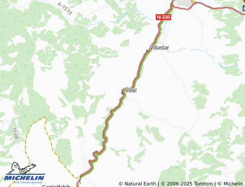MICHELIN Villel map - ViaMichelin