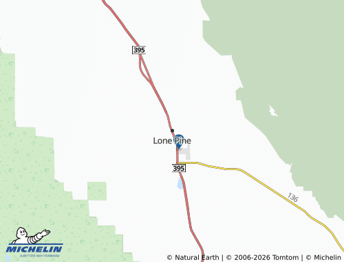 Mapa MICHELIN Lone Pine - ViaMichelin