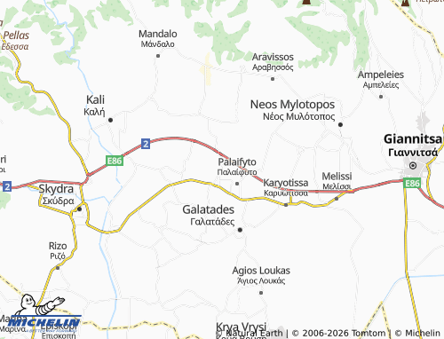 Carte MICHELIN Trifylli - ViaMichelin