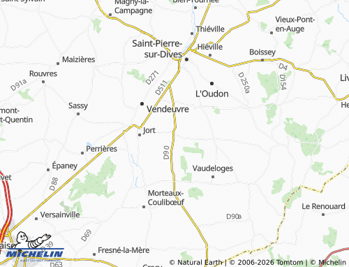 MICHELIN Courcy map - ViaMichelin